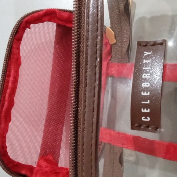 Celebrity red beaded bag set 5pc - Picture 7 of 16